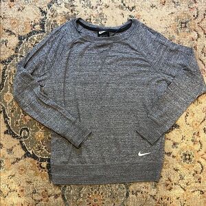 Nike Gray Crewneck Long Sleeve